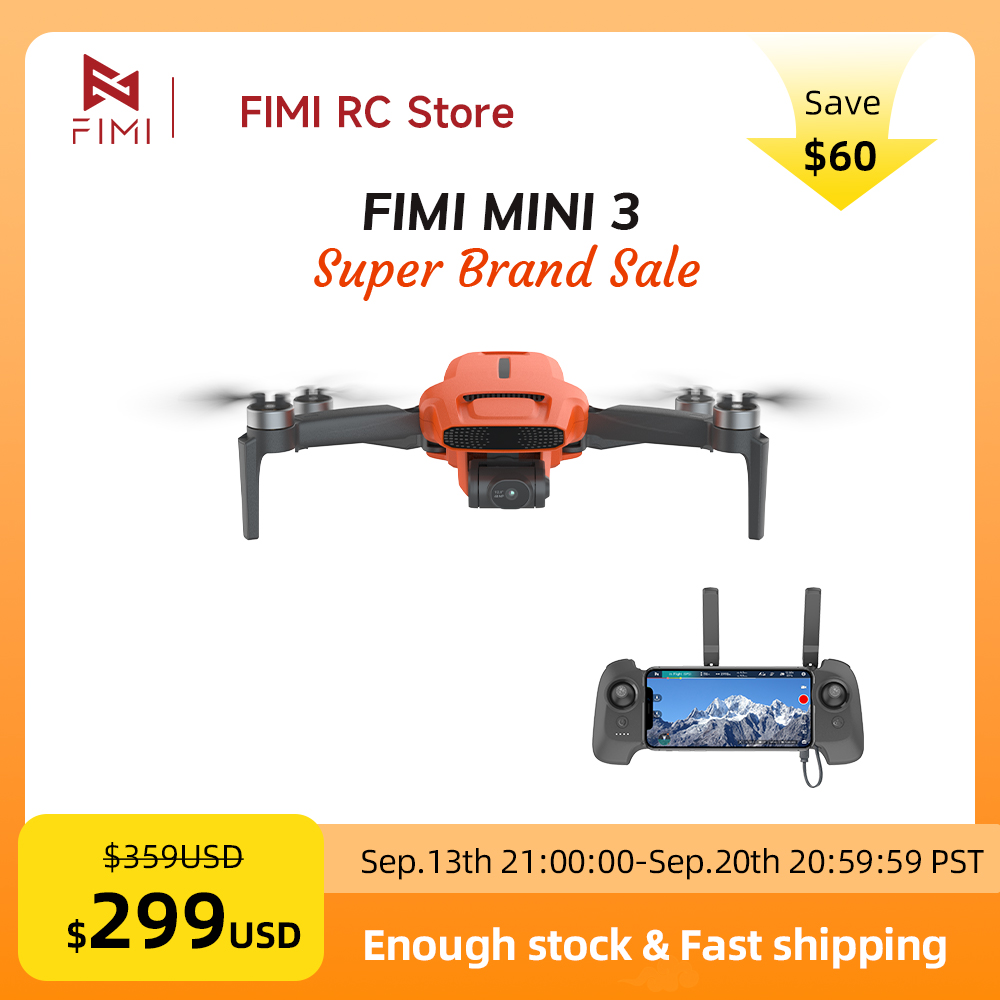 FIMI MINI 3 Camere Drone 4K 60 - đánh giá và giá Drone Gimbal